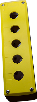 BOITE PLAST POUR BOUTON COM NP2-5FG IP65 BL/JN 2100905124