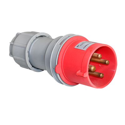 FICHE DROITE P17 32 A/ 3P+T/ IP44 AC 380-415 V CE EN60309-2  IK09  2100104072
