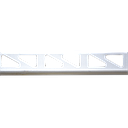 BAGUETTE D ANGLE ALU C2120 (H)6x(L)2500 mm CHROME 1071003002