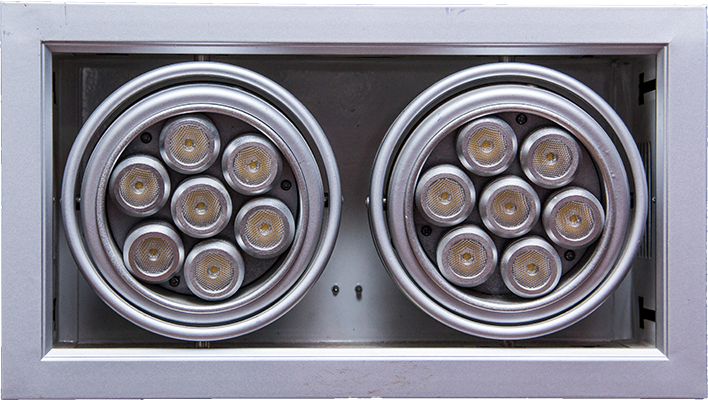 Projecteur LED warm light (2x7W) ME51203