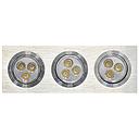 SPOT LED RECTANGLE  ENCASTRE CE 3x(3x1) CE  3000 K 700 lm 1050203106