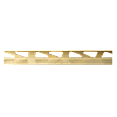 BAGUETTE D ANGLE ALU C2322 (H)10x(L)2500 mm DORE 1071003006