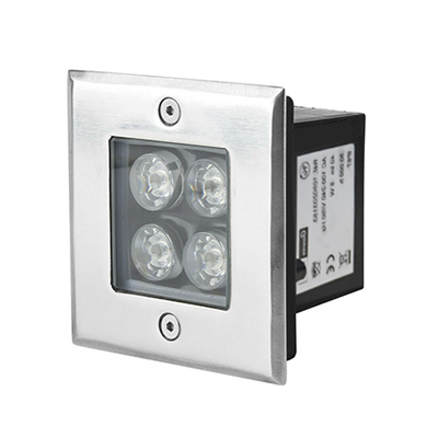 SPOT ENCASTRE AU SOL LED IP67 4x1 W CE & RoHS blue 1050203153