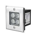 SPOT ENCASTRE AU SOL LED IP67 4x1 W CE & RoHS blue 1050203153