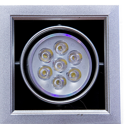 PROJECTEUR ENCASTRE LED AC 85-265V/50HZ 560 lm  7x1 W 60W 4500K   1050203155 (DSTK) (-40%)