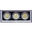 PROJECTEUR ENCASTRE LED AC 85-265V/50HZ 1680lm  3 x(7x1) W  170W  4500K 1050203159 (DSTK) (-40%)