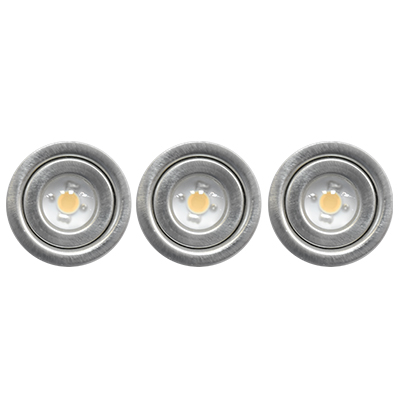 PROJECTEUR ROND  ENCASTRE 3X3W LED CE LD4003, 100-240 V/50 Hz 1050203601