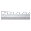 NEZ DE MARCHE ALU C0817 (H)12x(L)2500 mm CHROME 1071003013