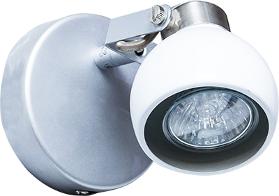 SPOT F100mm GU10 HALOGENE CE 50W + cle douille 1050203704