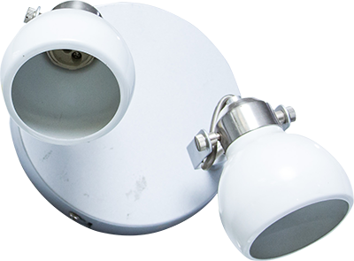 SPOT F150mm 2XGU10 HALOGENE CE MAX.50W 1050203705