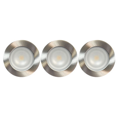 PROJECTEUR  LED  ROND ENCASTRE 3X6 W 3000K 720 lm IP44   1050203225 (DSTK) (-50%)