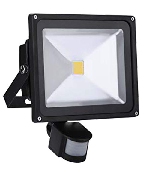 PROJECTEUR LED  AVEC DETECTEUR  MOUVEMENT CE IP65 1x20 W   3000 K 1050203333 (DSTK) (-50%)
