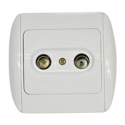 PRISE TV BLANC KG815TM MZ8824 AVEC BOITIER (DSTK -40%)