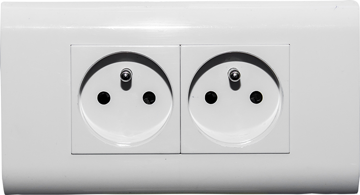 PRISE MURAL ENCASTRE LSO-02  IP20 16 A, 250 V 2P+T 1050300110 (DSTK) (-40%)