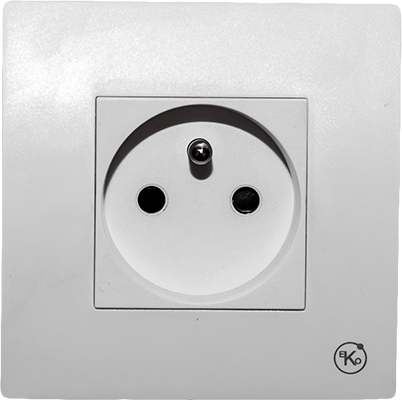 Prise mural encastre BSO-01 IP20 16 A 2P+T 230 V 1050300206