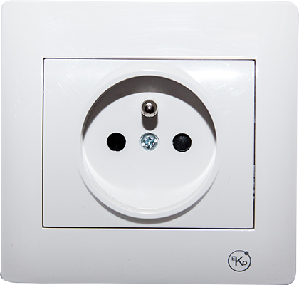 Prise encastre 2P+T 16A IP20 230V RSC-01 1050300706