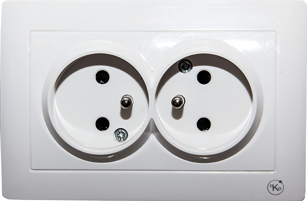 Prise murale encanstree dbl RSC-01 IP20 16 A 230V type francais 2P+T 1050300707 (DSTK -40%)