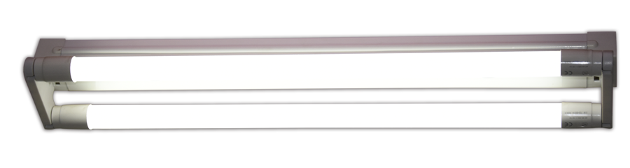 REGLETTE DOUBLE AVEC STARTER 1.20M T8 2X36W 1050108014