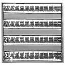 REGLETTE A GRILLE 598x598x75 4*18W-2