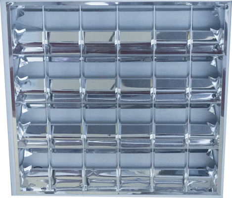 REGLETTE A GRILLE T8 LED 60x60 cm sans lampe 1050108018