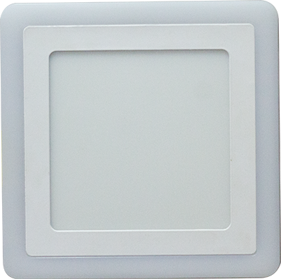 SPOT  LED CARRE ENCAST 12W 6000K WHITE-4W BLEU AC 85-265V  1050203471
