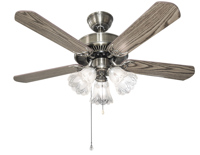 PLAFONNIER AVEC VENTILATEUR 53x53x28 cm  42KC-P101C(KC101 299)