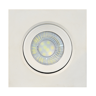 SPOT LED CARRE ORIENTABLE A ENCAS  CE IP44 AC 150-250 V, 12 W, 6500 K 1050203583