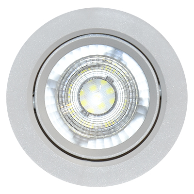SPOT LED ORIENTABLE A ENCAST  RONDE IP 44   AC 85-265 V, 9 W, 6000 K 1050203556