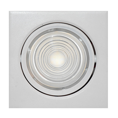 SPOT LED ORIENTABLE A ENCASTRER CARRE IP 44  AC 85-265 V, 9 W, 4500 K 1050203570