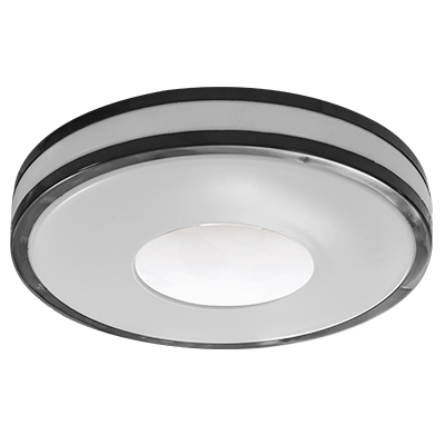 PLAFONNIER RONDE NOIR Q350