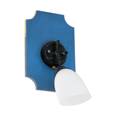 APPLIQUE 220V 50hz glass+iron 50626/1 E27 (DSTK)