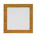 SPOT LED CARRE ENCASTRE  6W 4500 WOOD RF011 OW RD009 OW