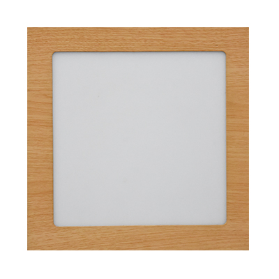 SPOT LED CARRE ENCASTRE 225*225*21mm 18W 6500K WOOD  RF011 OW RD009 OW