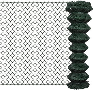 GRILLAGE DE CLOTURE ENROBE VERT MAILLE 50X50MM  D 3MM  2x25M 3080402002