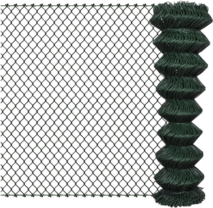 GRILLAGE DE CLOTURE ENROBE NOIR MAILLE 50X50MM D 3MM1.5x15 m 3080402007