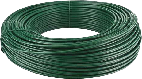 FIL GALVA ENROBE VERT Ø6X25M long ENV 3.0 kg 2090801011