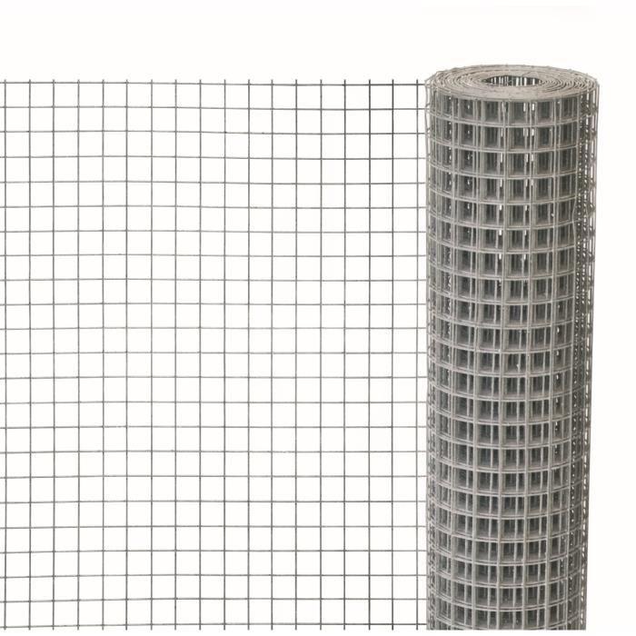 Grillage galvanise Ø0.9 mm, 1x 25m 1"x1" 3080306013