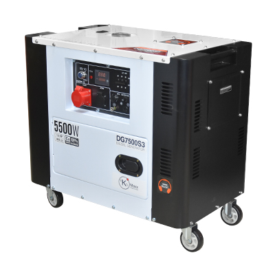 GROUPE DIESEL EKOMAXX DG7500S3 5.5 KW/6,9KVA 6KW/7,5KVA 400 V/50 10HP 160KG (7m):74 db Hz 2010302148(CHN)