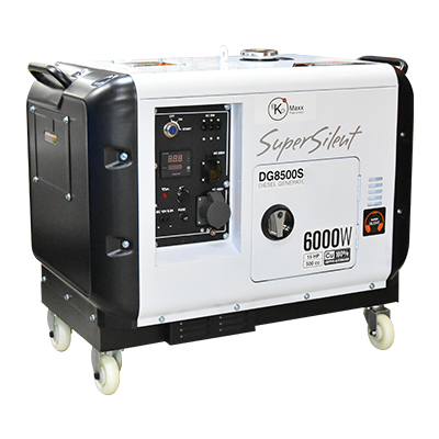 Groupe electrogene Diesel Eko Maxx 6kVA Mono 230V DG8500S 6kW 230V/50Hz 15HP 170kg (CHN) 2010302149
