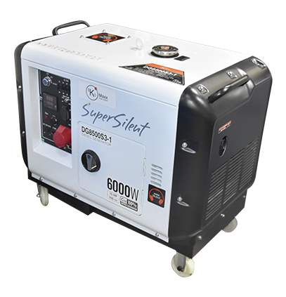 GROUPE DIESEL DG8500S3-1 6KVA AC230V- AC400V/50hz 6000W (7m)dB  15 HP 170KG  EKOMAXX 2010302151(CHN)