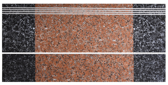 MARCHE 1000x300MM CONTRE 1000X170MM G1804 PAIR