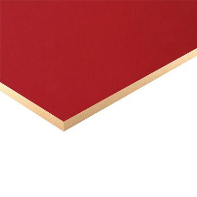 PLAQUE MDF  DOUBLE FACE  1220 x 2440 x 18 mm SY009 Bright red 1070600136