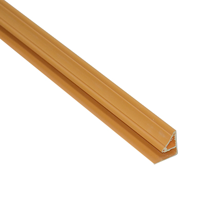 GORGE EN PVC 3950x25x25mm (OBML) brown color
