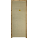 PORTE ISO. COMPLET (1 serrure ,1POIGNEE, 3 paumelles) 2X0,73m MD01211 GAUCHE