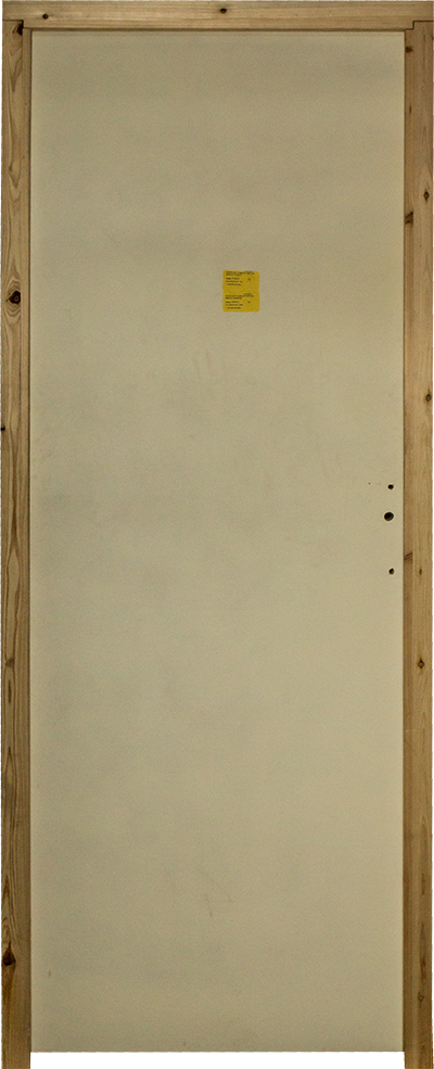 PORTE ISO. COMPLET (1 serrure ,1POIGNEE, 3 paumelles),73m MD01211 DROITE