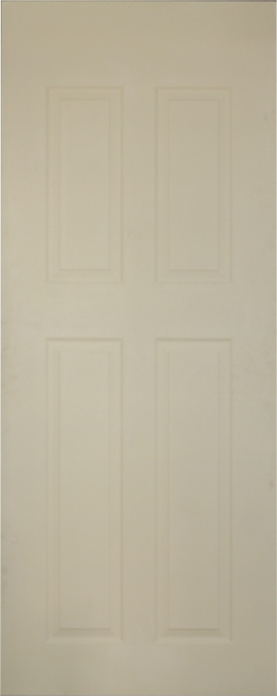 Porte MDF blanc 2100x830x40mm 4 panel PRIX NET