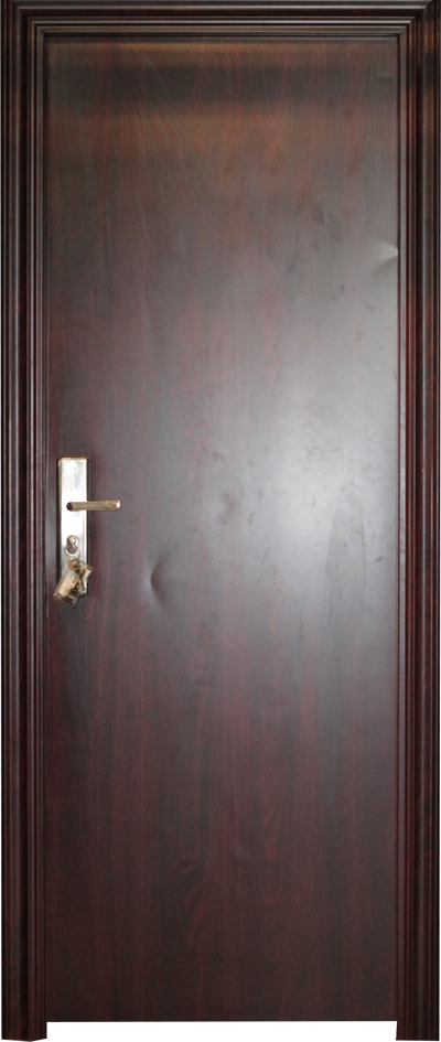 PORTE ISO METALLIQUE COMPLET INT MARRON  2050x820 mm U986250 DROITE