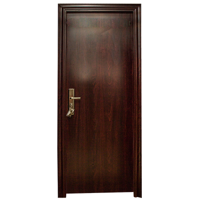 PORTE ISO METALLIQUE COMPLET EXT MARRON  2050x820 mm U986254 DROITE