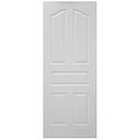 PORTE MDF BLANC 2010x800x40mm 5 PANNEL  JHK-005 12,7 KG