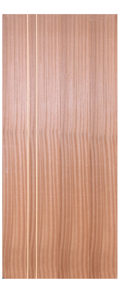 PORTE MDF 2000x800 mm Vertical duo COULEUR SAPELI SANS BATI MD01227